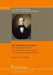 Cover von Der Aristokrat als Autor?