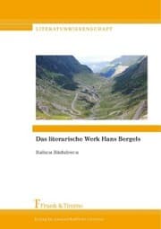 Cover von Das literarische Werk Hans Bergels