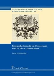 Cover von Gelegenheitsmusik im Ostseeraum vom 16. bis 18. Jahrhundert