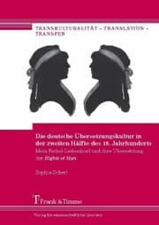 Cover von Die deutsche Übersetzungskultur in der zweiten Hälfte des 18. Jahrhunderts