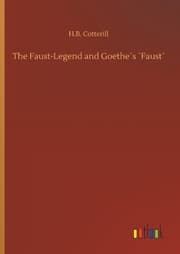 Cover von The Faust-Legend and Goethe's 'Faust'