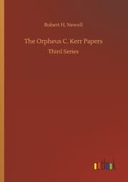 Cover von The Orpheus C. Kerr Papers