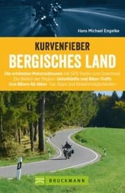 Cover von Kurvenfieber Bergisches Land. Motorradführer im Taschenformat