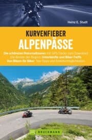 Cover von Kurvenfieber Alpenpässe: Motorradreiseführer für die Alpen