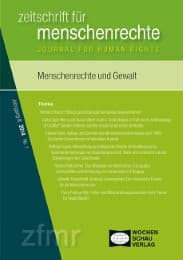 Cover von Menschenrechte und Gewalt