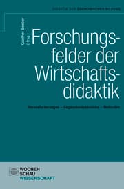 Cover von Forschungsfelder der Wirtschaftsdidaktik