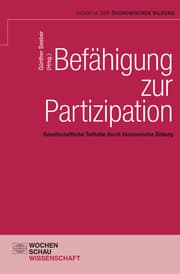 Cover von Befähigung zur Partizipation