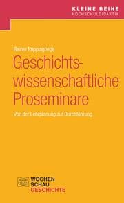 Cover von Geschichtswissenschaftliche Proseminare