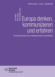 Cover von Europa denken, kommunizieren und erfahren