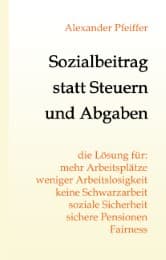 Cover von Sozialbeitrag statt Steuern und Abgaben