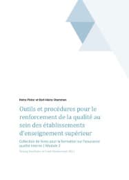 Cover von Outils et procédures pour le renforcement de la qualité au sein des établissements d'enseignement supérieur