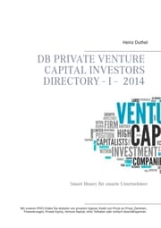 Cover von DB Private Venture Capital Investors Directory I - 2014