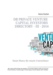 Cover von DB Private Venture Capital Investors Directory - III - 2014