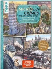 Cover von Micro Crimes. Das Krimi-Suchbuch. Sherlock Holmes auf Verfolgungsjagd durch Europa. Finde die Ganoven im Gewimmel der Goldenen 20er