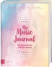 Cover von Music Journal feat. Maren Vivien Haase. Das kreative Eintragbuch für Erinnerungen an Musik-Events, Interpret:innen, Songs & Alben, die dich begeistern