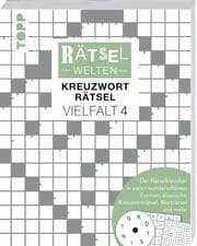 Cover von Rätselwelten - Kreuzworträtsel Vielfalt 4 - Der Rätselklassiker in vielen wunderschönen Formen: klassische Kreuzworträtsel, Worträtsel und mehr