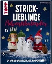 Cover von Strick-Lieblinge Adventskalender. Adventskalenderbuch