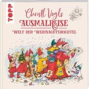 Cover von Christl Vogls Ausmalreise - Welt der Weihnachtswichtel