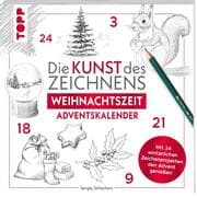 Cover von Kunst des Zeichnens Weihnachtszeit - Adventskalender
