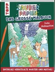 Cover von Zauberpapier - Das große Malbuch - Frohe Weihnachten