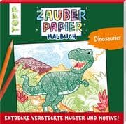 Cover von Zauberpapier Malbuch Dinosaurier