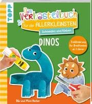 Cover von Das Verbastelbuch für die Allerkleinsten. Schneiden und Kleben. Dinos