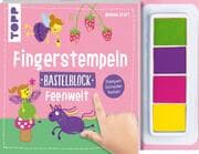 Cover von Fingerstempeln. Bastelblock Feenwelt