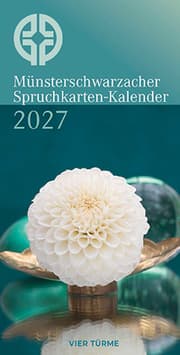 Cover von Münsterschwarzacher Spruchkarten-Kalender 2027