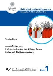Cover von Auswirkungen der Selbstentzündung von Lithium-Ionen-Zellen auf die Gesamtbatterie