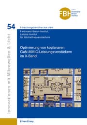Cover von Optimierung von koplanaren GaN-MMIC-Leistungsverstärkern im X-Band