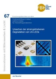 Cover von Ursachen der stromgetriebenen Degradation von UV-LEDs