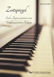 Cover von Zeitspiegel. Sechs Improvisationen zum Wohltemperierten Klavier