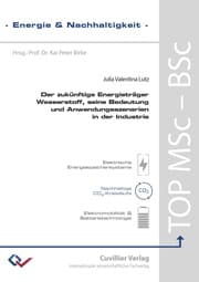 Cover von Der zukünftige Energieträger Wasserstoff, seine Bedeutung und Anwendungsszenarien in der Industrie