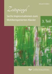 Cover von Zeitspiegel. Sechs Improvisationen zum Wohltemperierten Klavier 3. Teil