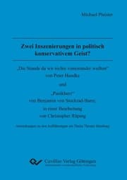 Cover von Zwei Inszenierungen in politisch konservativem Geist?