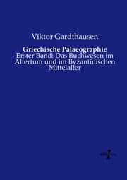 Cover von Griechische Palaeographie