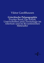 Cover von Griechische Palaeographie
