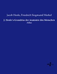 Cover von J.Henle's Grundriss der Anatomie des Menschen
