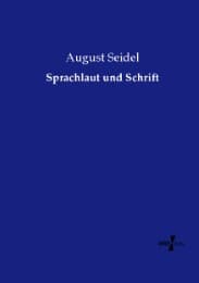 Cover von Sprachlaut und Schrift