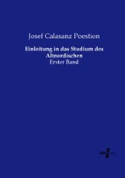 Cover von Einleitung in das Studium des Altnordischen