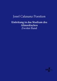 Cover von Einleitung in das Studium des Altnordischen