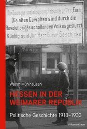 Cover von Hessen in der Weimarer Republik