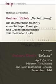 Cover von Gerhard Kittels Verteidigung - Gerhard Kittels Defence