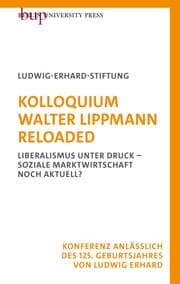 Cover von Kolloquium Walter Lippmann Reloaded