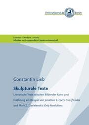 Cover von Skulpturale Texte