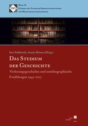 Cover von Das Studium der Geschichte