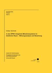 Cover von In den ÖPNV integrierte Mitnahmesysteme im ländlichen Raum - Wirkungsanalyse und Bewertung