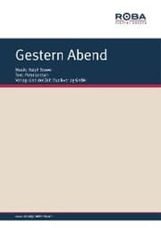 Cover von Gestern Abend