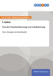 Cover von Von der Standardisierung zur Lokalisierung
