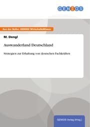 Cover von Auswanderland Deutschland